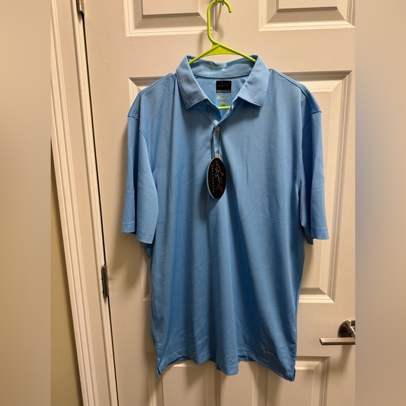Mens Greg Norman Golf Polo Shirt NWT - Picture 1 of 4